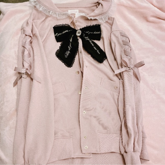 LIZ LISA 🌸 VERY RARE SOLD OUT Sailor Message Blouson Style Top / Jacket - Picture 1 of 8